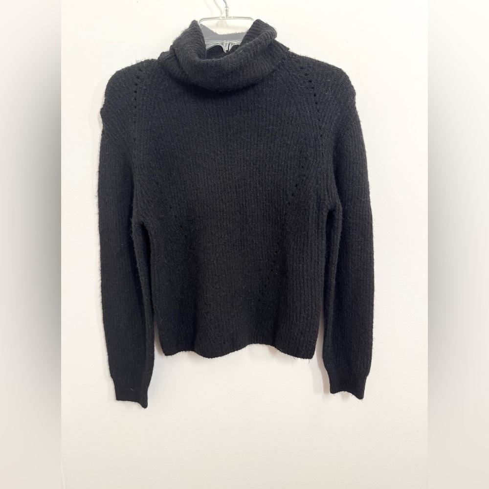 Topshop Charcoal Cowl Neck Sweater